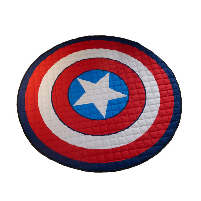Crawling fabric non-slip reinforced breathable cushion children's play pad climbing pad round integral carpet